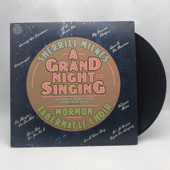 A Grand Night for Singing - Sherrill Milnes Morman Tabernacle LP, 1979, Columbia